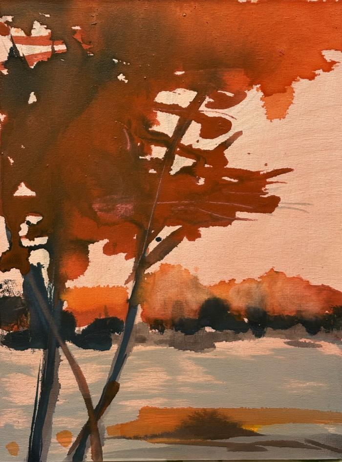 AUTUMN LANDSCAPE by Katharine Dufault