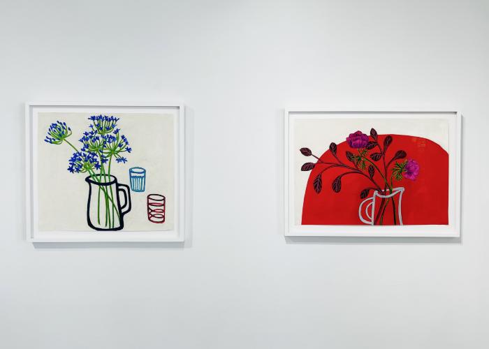 Installation View of Angela A’Court, Barbara Marks & Kate Snow
