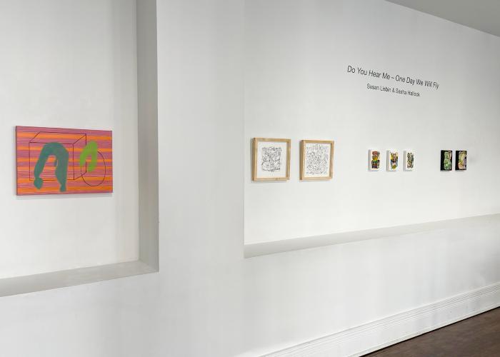 Installation View of Do You Hear Me–One Day We Will Fly