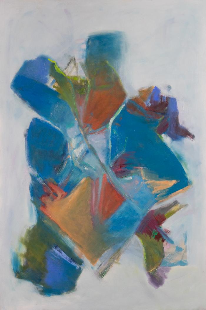 Abstract in Blue by Cheryl Appe