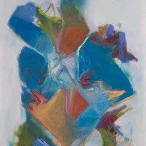 Abstract in Blue by Cheryl Appe