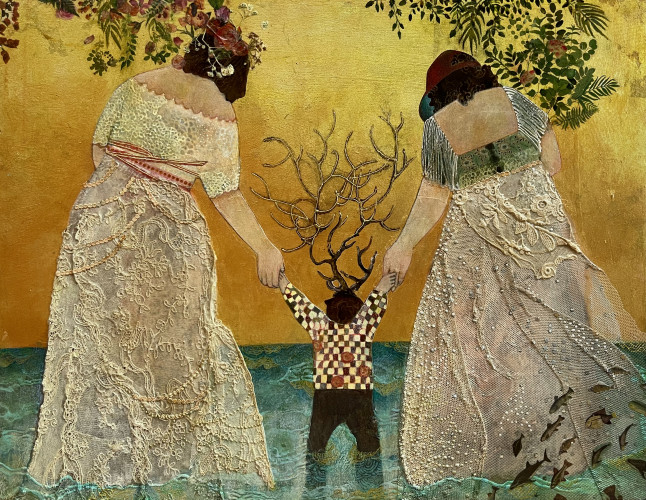 Jenna, Banks Mateo and Lucy by Deirdre O'Connell