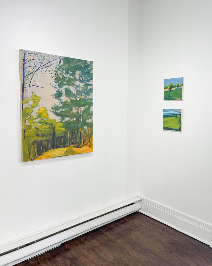 Installation View of Where The Owl Soars