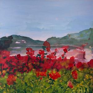 Crimson Meadow by Katharine Dufault