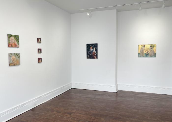 Installation View of Deirdre O'Connell: New Portraits