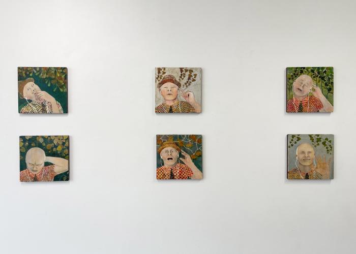 Installation View of Deirdre O'Connell: New Portraits