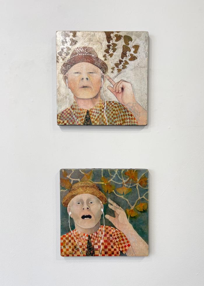 Installation View of Deirdre O'Connell: New Portraits