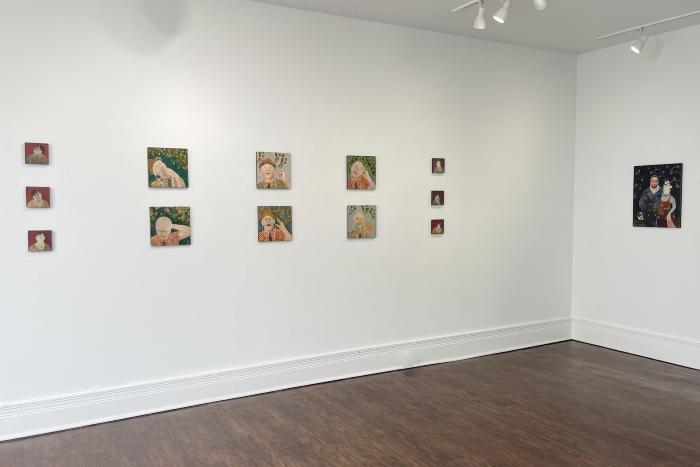 Installation View of Deirdre O'Connell: New Portraits
