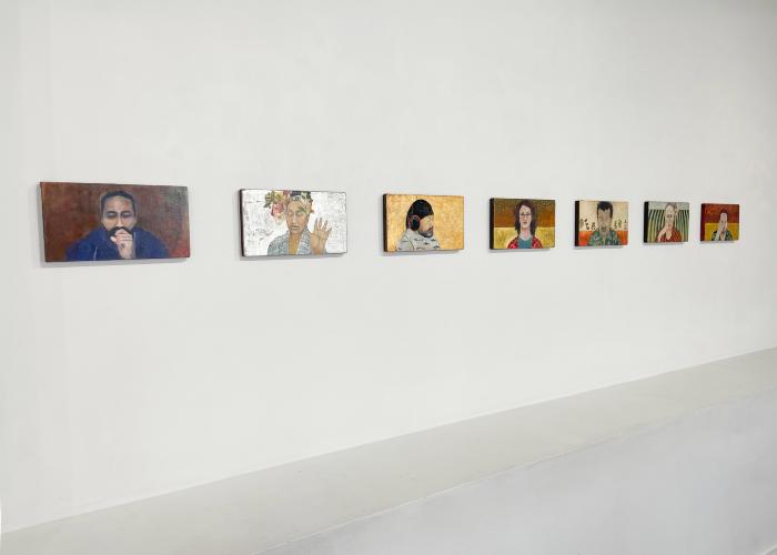 Installation View of Deirdre O'Connell: New Portraits