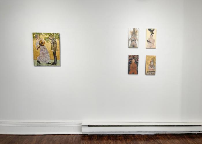 Installation View of Deirdre O'Connell: New Portraits