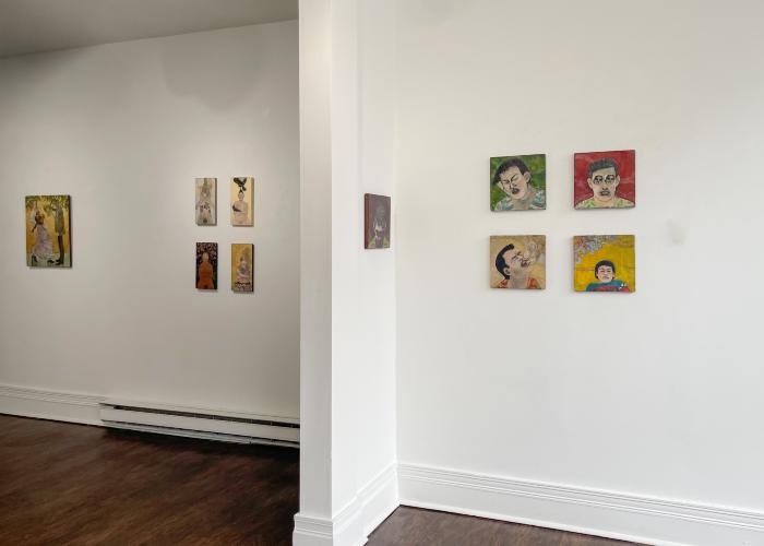 Installation View of Deirdre O'Connell: New Portraits