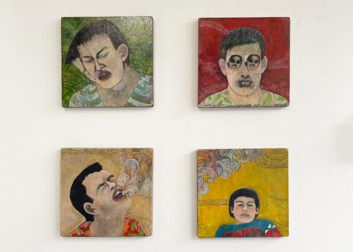 Installation View of Deirdre O'Connell: New Portraits