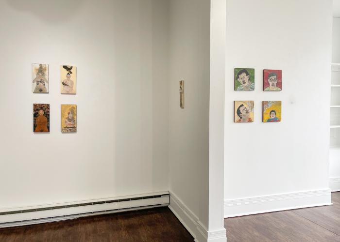 Installation View of Deirdre O'Connell: New Portraits