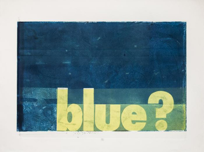 Blue? by Karin Bruckner