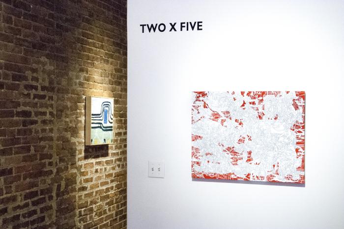 Installation View of TWOXFIVE
