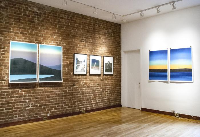 Installation View of In the Meeting of Rock and Sea