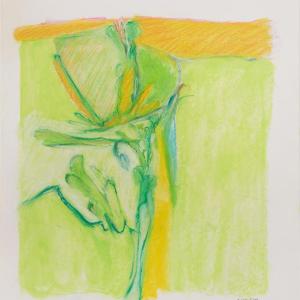 Untitled II (green yellow) by James Moore