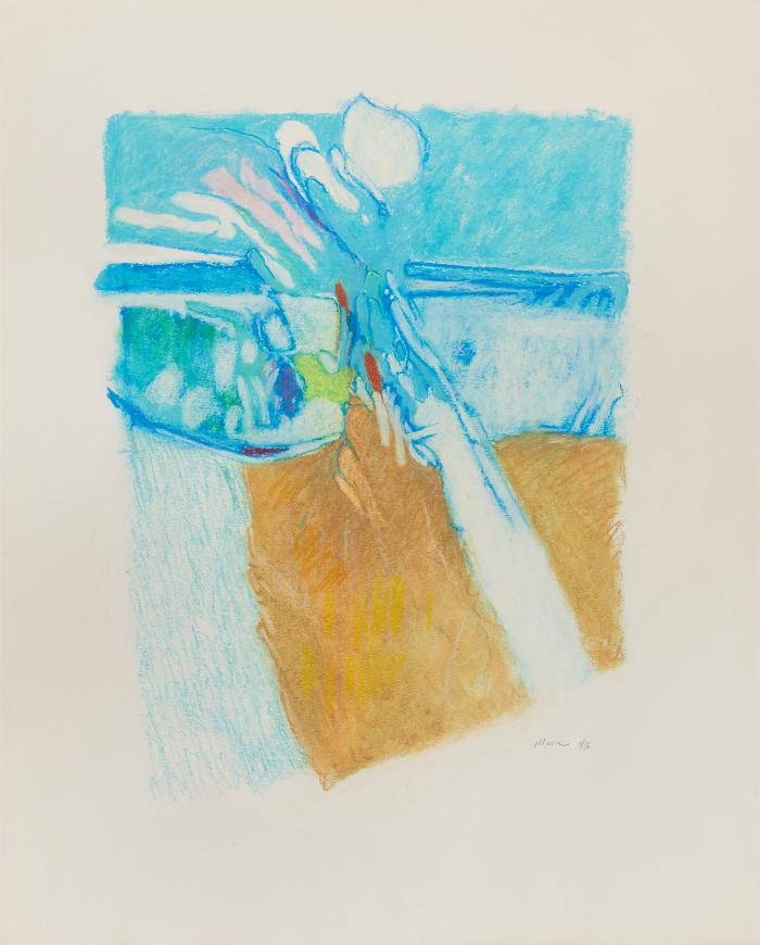 Untitled II (blue brown) by James Moore