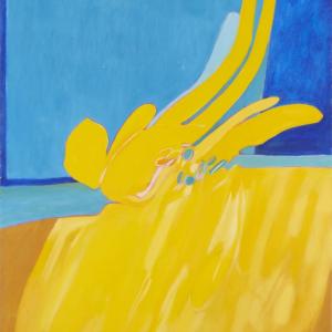 Untitled (Yellow Blue)  by James Moore