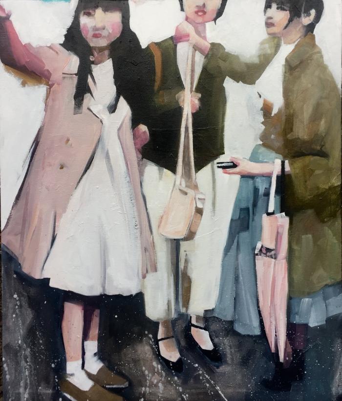 Girls Shopping in Japan by Ruth Shively