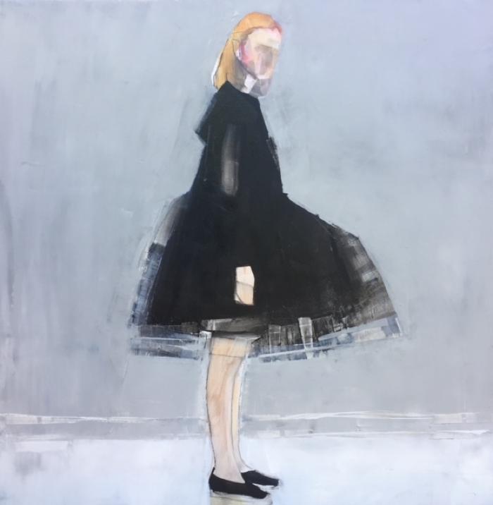 Girl in Black Dress by Ruth Shively