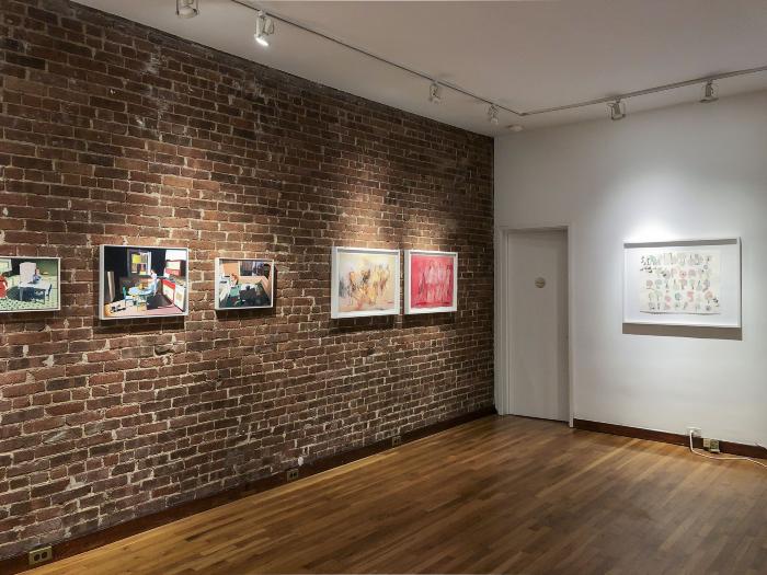 Installation View of Paper Trail