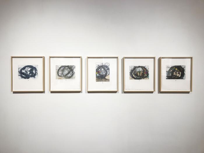 Installation View of Paper Trail