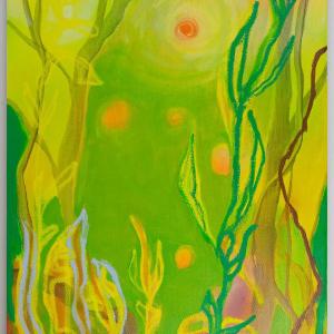 Toxic Swamp and Wildflowers by Rachelle Krieger