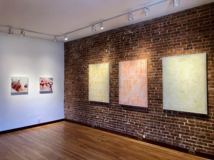 Installation View of Three Abstract Artists