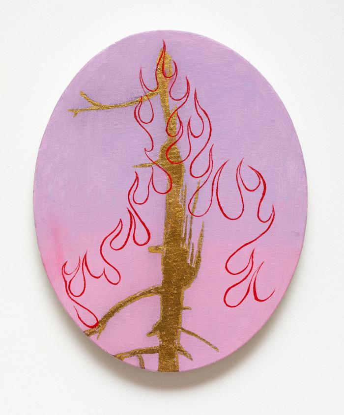 Fire and Tree 19 by Jim Denney
