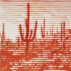 Desert Cactus (Orange) by Charles Buckley