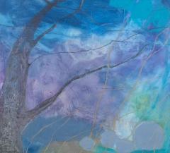 Night Sky with Branches by Rachelle Krieger