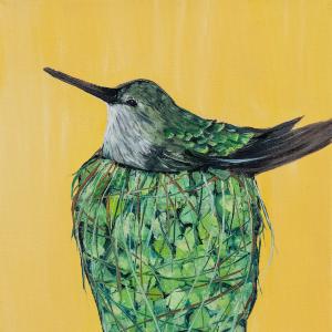 Female Hummingbird Study by Allison Green
