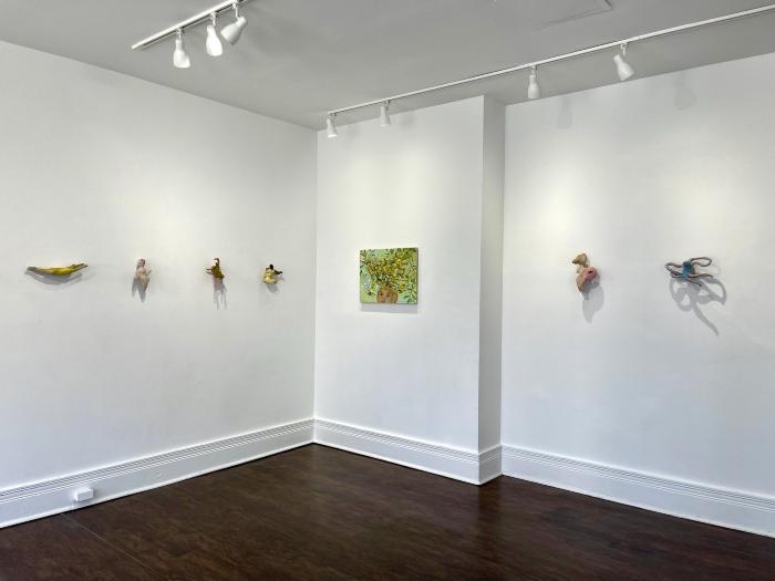 Installation View of Earthen Energies, Ancient Roots