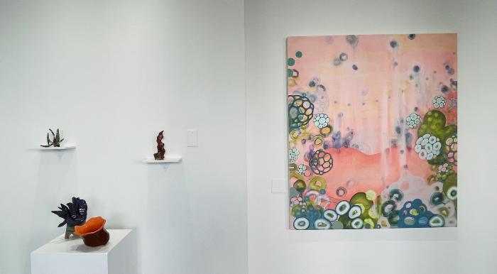 Installation View of Shoots & Stars