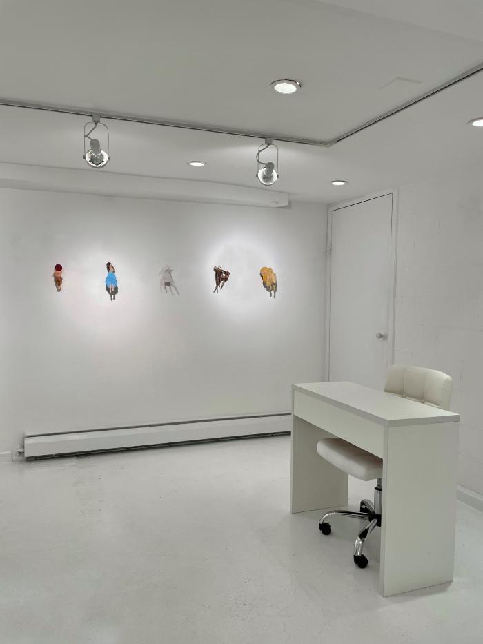 Installation View of Fire & Flurry