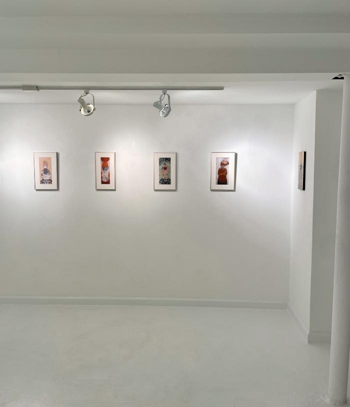 Installation View of Fire & Flurry