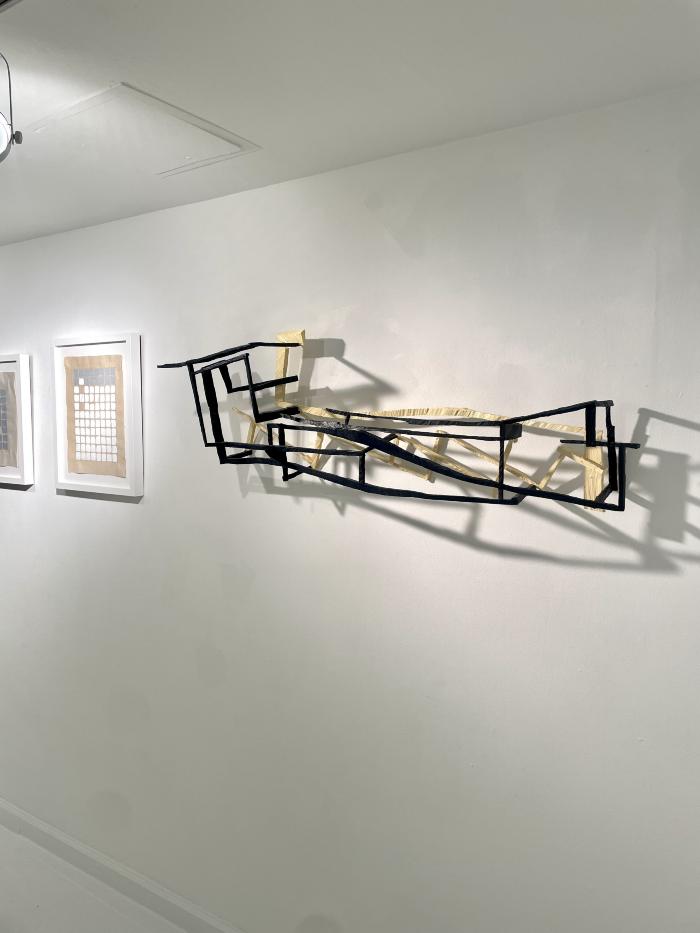 Installation View of No Straight Lines