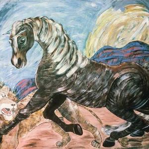 Frightened Horse 2 by Carole Eisner