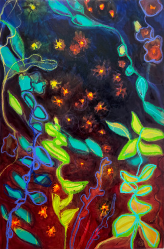 Fireflies and Moonbeams III by Rachelle Krieger