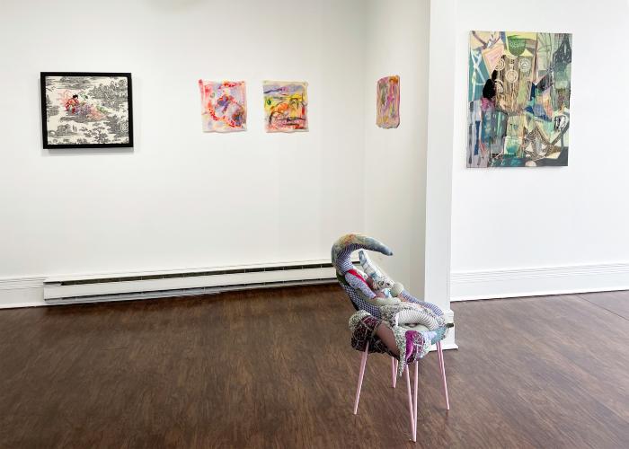 Installation View of Talking Threads