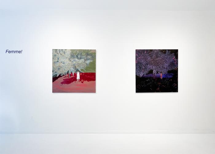 Installation View of Femme