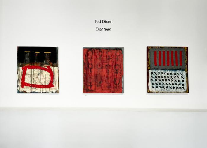 Installation View of Eighteen