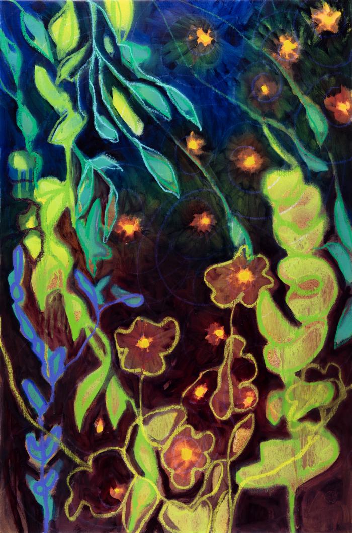 Fireflies and Night Visions I by Rachelle Krieger